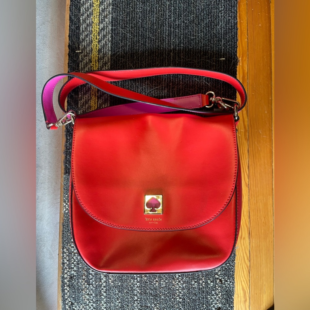 Kate Spade Red and Pink Smaller bag